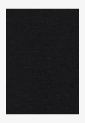 Tissu noir à texture lisse, sans motifs ni dessins visibles, uniforme en couleur et en apparence. Convient à diverses applications.