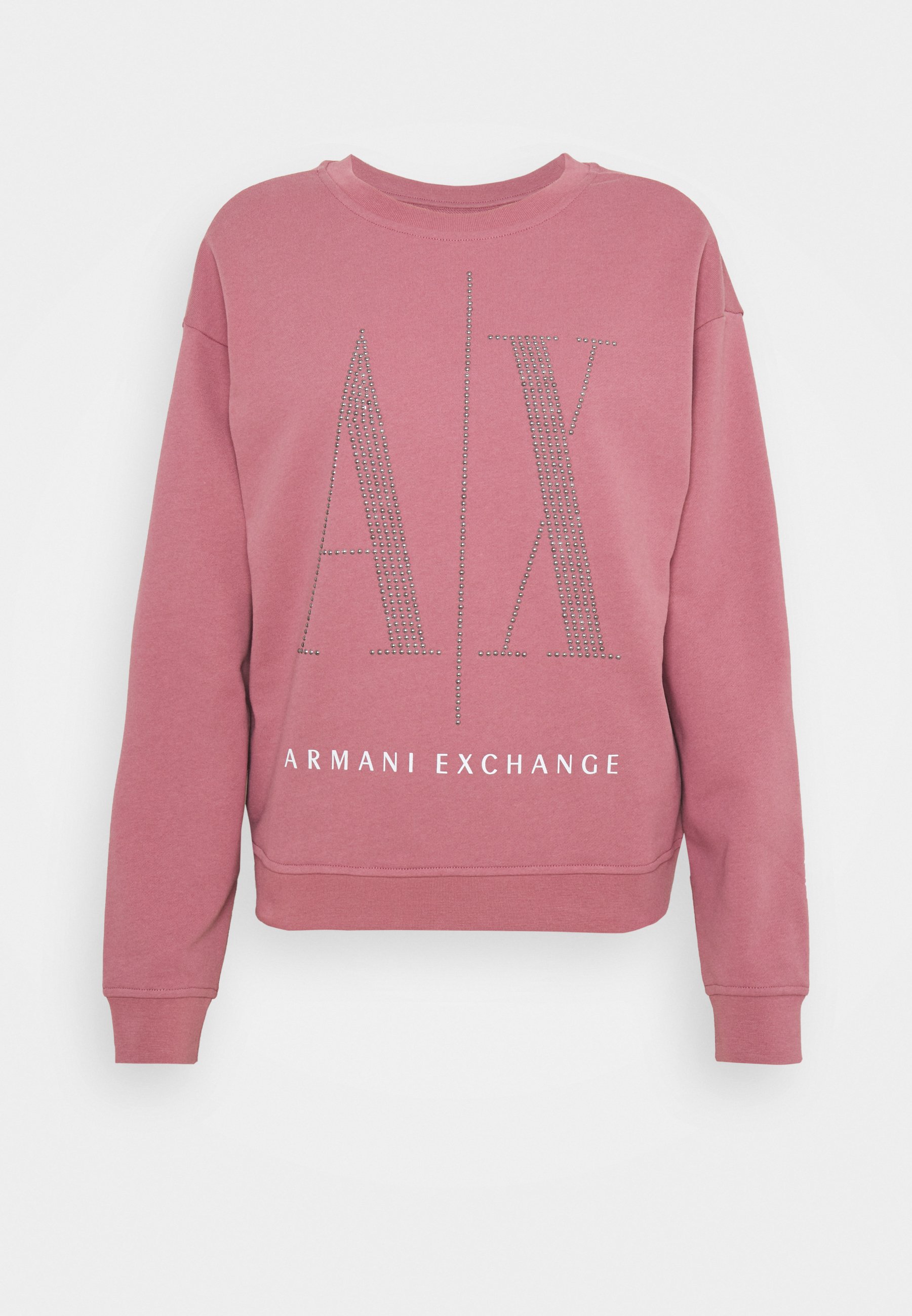 armani exchange pink sweatshirt