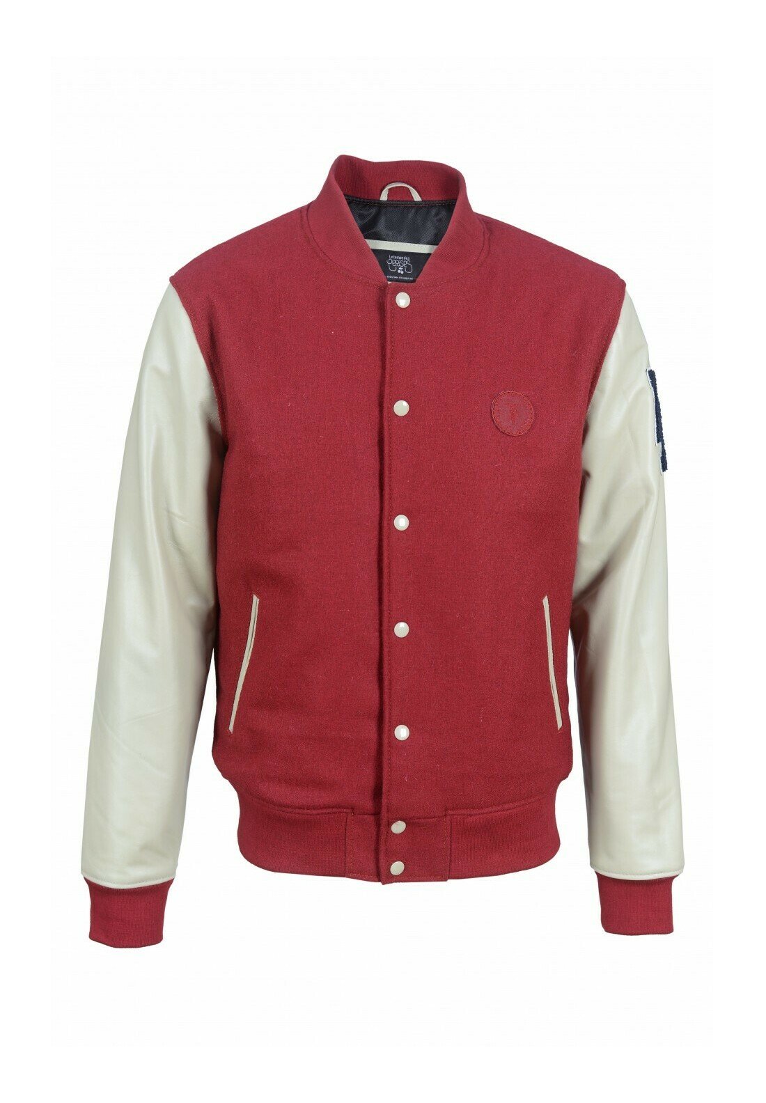 Teddy Rouge Veste Teddy Homme Cuir Blouson Teddy En Cuir