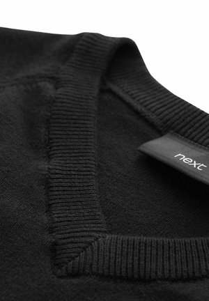 Next REGULAR FIT - V-NECK PACK OF 2 - Pulover - black