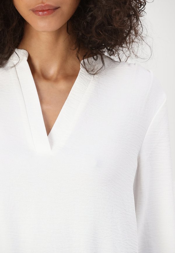 ONLMETTE V NECK SMOCK - Blouse - cloud dancer4