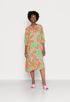 DRESS - Day dress - red/green