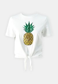 ONLY ONLKITA FRUIT  - T-shirt imprimé - cloud dancer