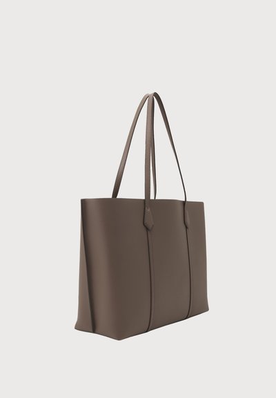 Tory Burch PERRY TRIPLE COMPARTMENT TOTE - Kandekott - clam shell