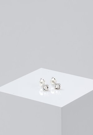 SPARKLING BASIC - MIT KRISTALLEN VON SWAROVSKI® - Boucles d'oreilles - weiß