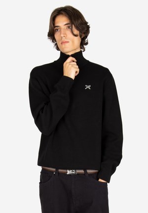 Iriedaily, IRIEDAILY TROYER HEAVY FLAG KNIT - Strickpullover - black