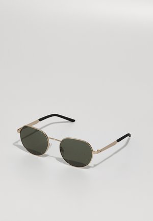TRAVELER TREND UNISEX - Solbriller - satin gold-coloured/green