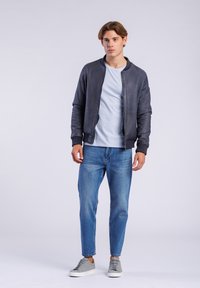 Freaky Nation JANNIK - Giacca di pelle - retro blue