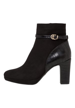 Stivaletti con tacco - black