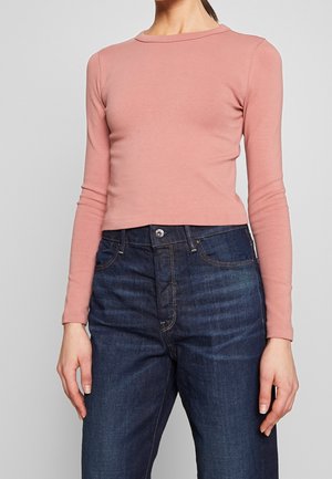 Top s dlouhým rukávem - light pink