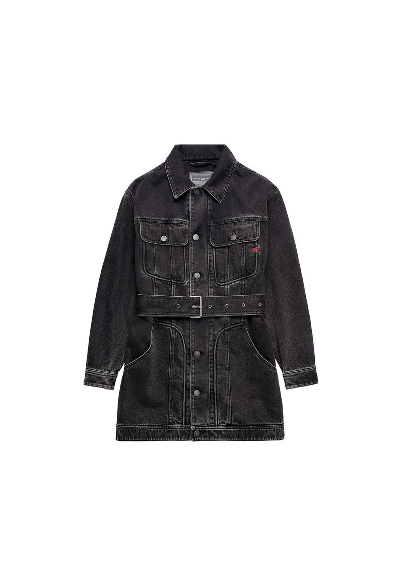 Diesel Halflange jas zwart