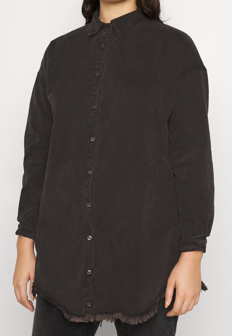 Missguided Plus Blus - black denim