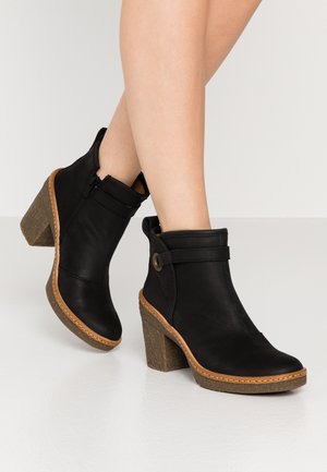 El Naturalista HAYA - Enkellaarsjes met hoge hak - pleasant black