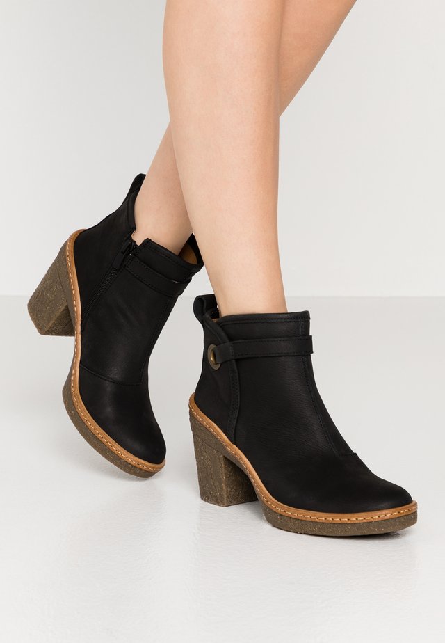 HAYA - High heeled ankle boots - pleasant black
