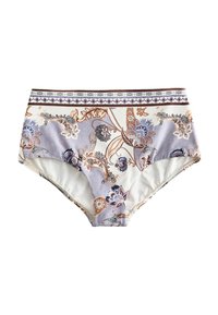 Niewybrane, cream blue paisley