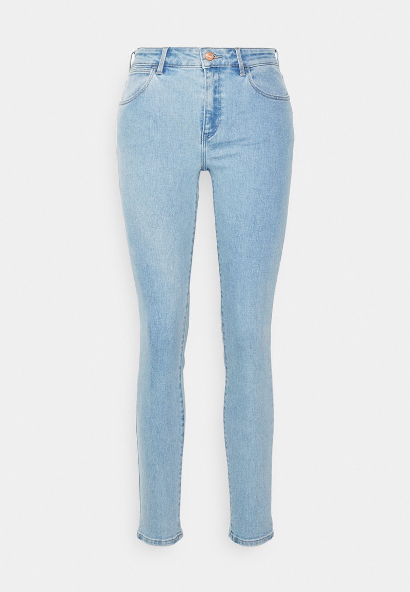 Wrangler Jeans Skinny Fit lichtblauw denim