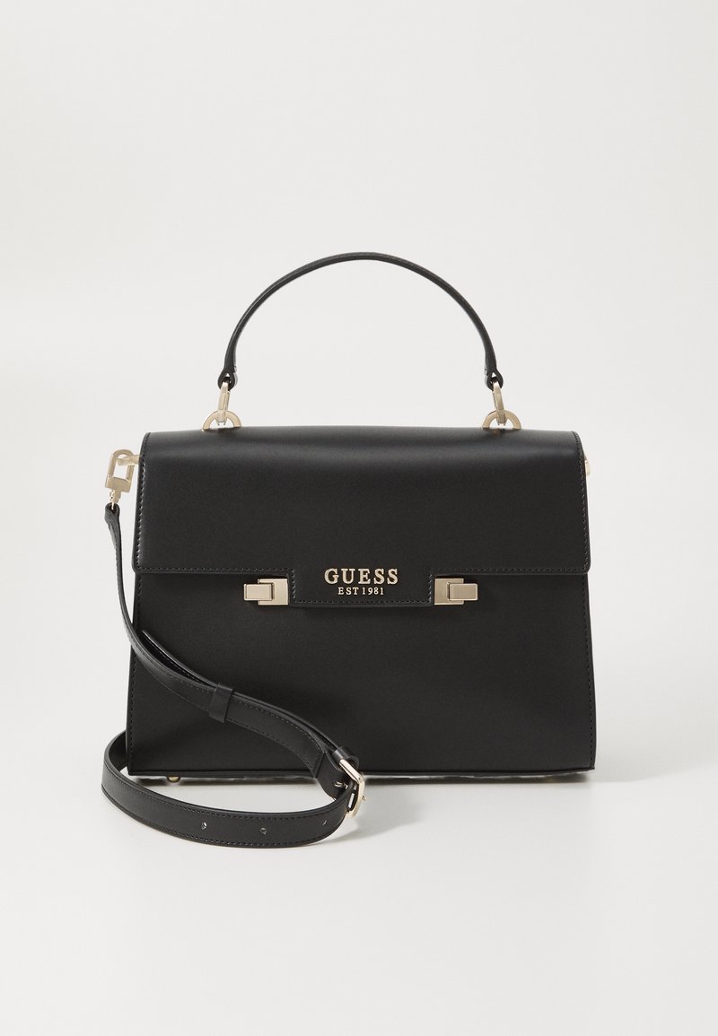GUESS Evening Bag Zalina Mini Top Handle Flap Black | Buy Bags, Purses