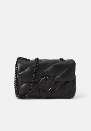 LOVE PUFF MINI - Skuldertasker - nero limousine block