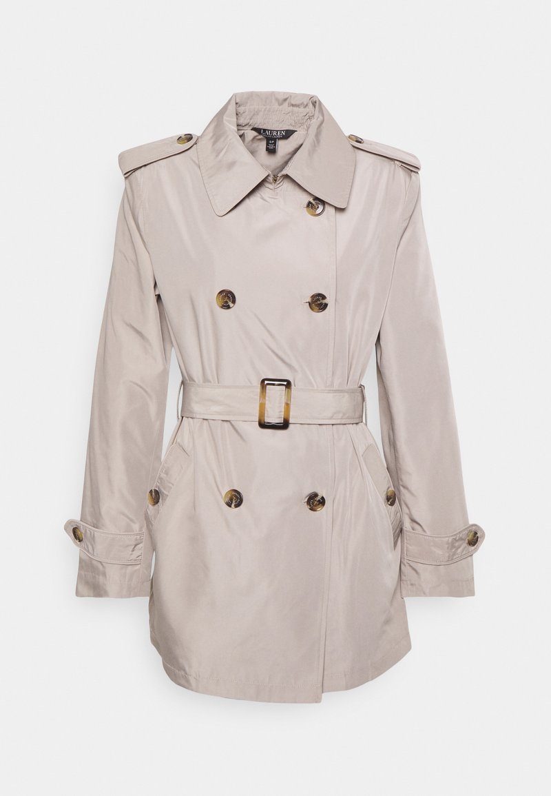 Lauren Ralph Lauren DOUBLE-BREASTED RAINCOAT - Gabardina - khaki