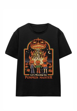 Cotton Soul, STEVEN RHODES PUMPKIN MASTER - T-Shirt print - black