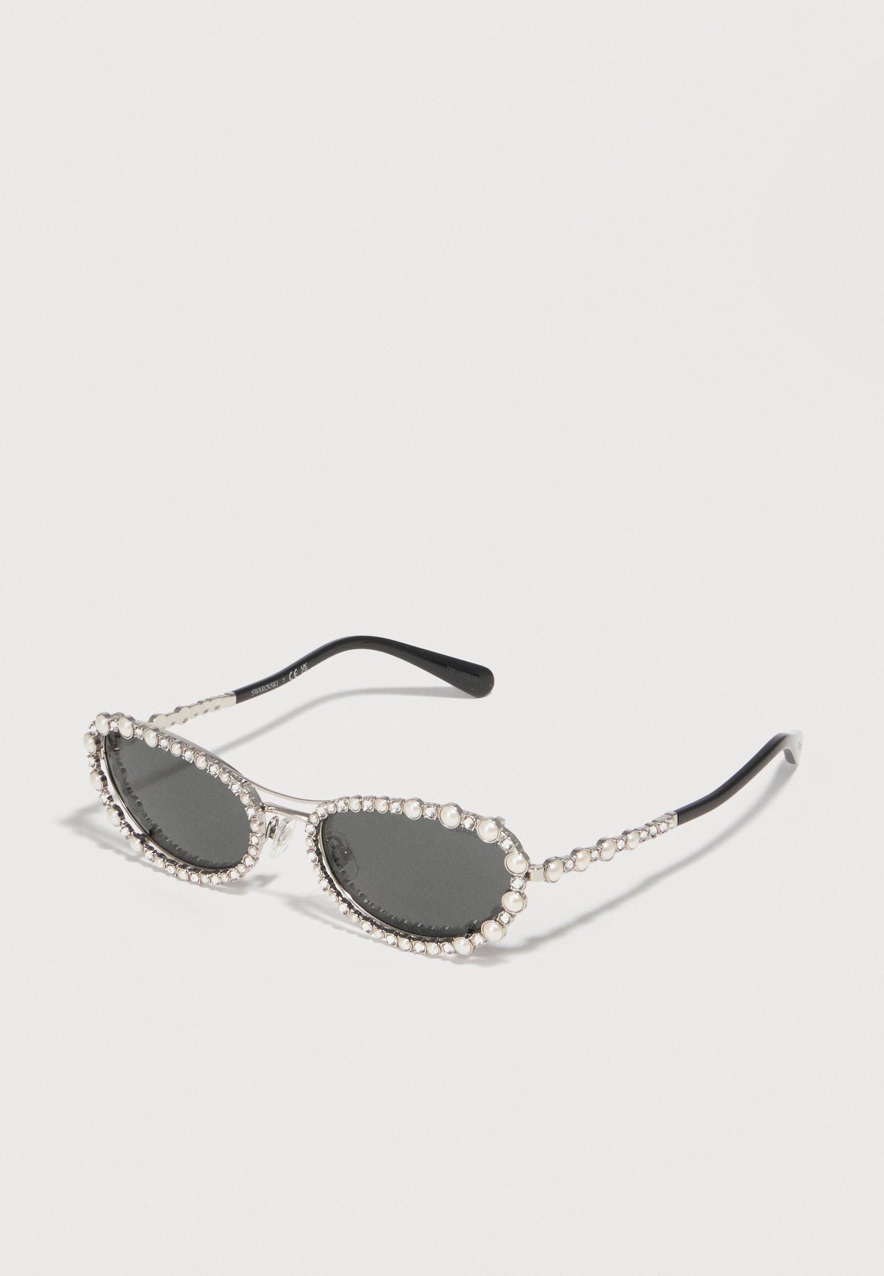 Swarovski silver sunglasses with rhinestones SK6027 Sunglasses - Swarovski Authorized Retailer  main image 3