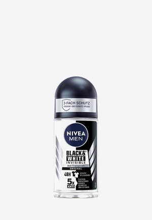 NIVEA MEN DEODORANT INVISIBLE FOR BLACK & WHITE ROLL-ON - Deodorante - -