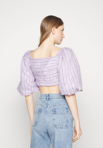 sandro BLONVILLA - Μπλουζάκι με στάμπα - lilas/noir