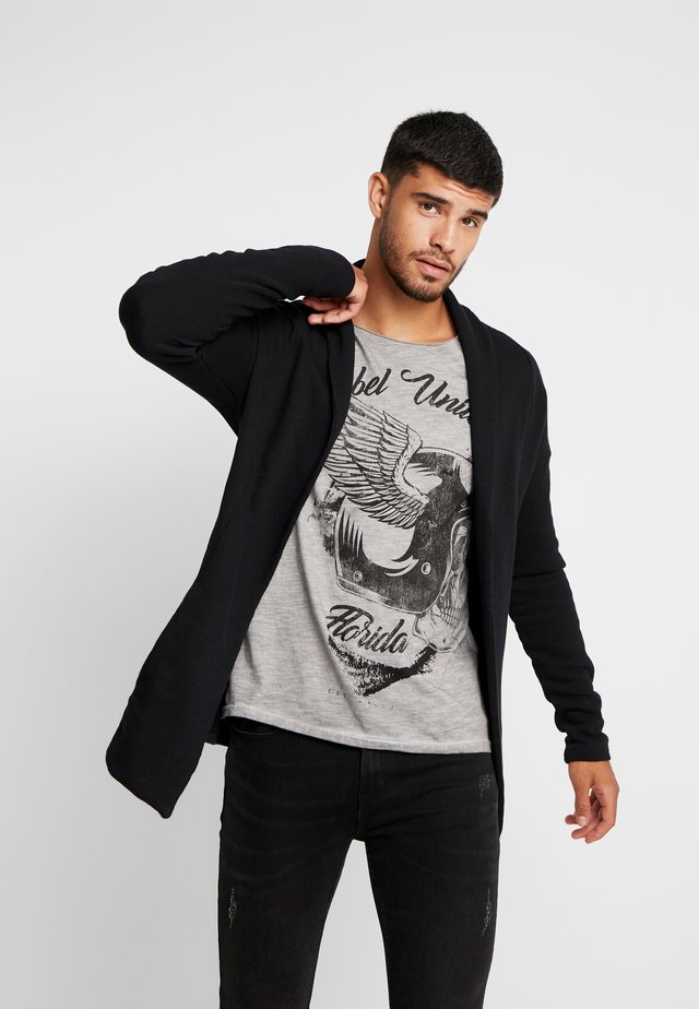 MSW HENDRICKS JACKET LONG - Kardigan - black