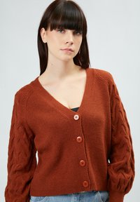 INFLUENCER FANCY RAGLAN-SLEEVE  - Cardigan - caramel