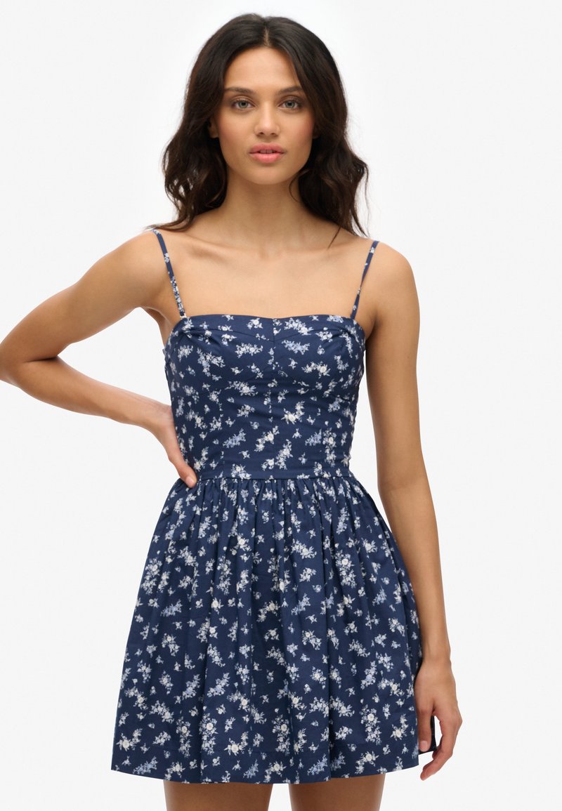 Superdry & Co CAMI - Hverdagskjole - primrose navy floral