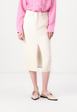 ONLENYA MIDI SKIRT - Jupe en jean - ecru