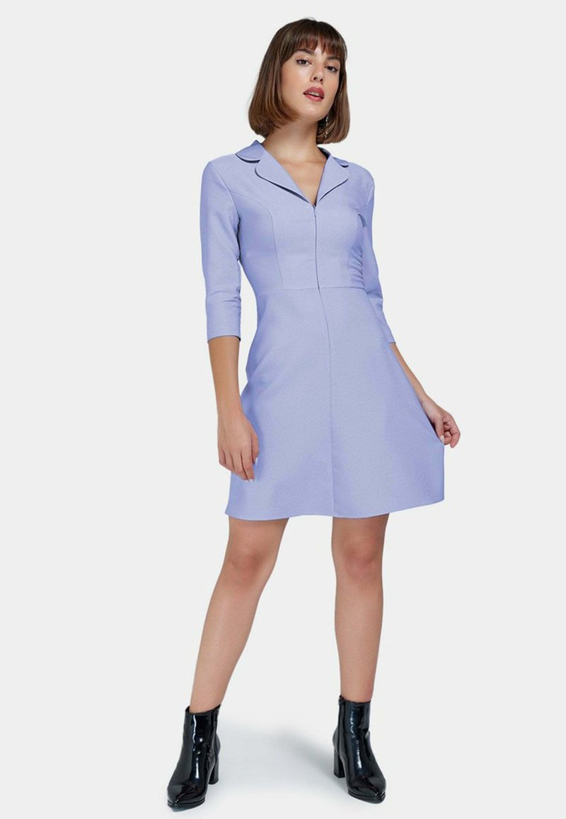 Damen Freizeitkleider | Jimmy Sanders Blusenkleid lila/flieder - TR72603 Damen Freizeitkleider | Jimmy Sanders Blusenkleid lila/flieder - TR72603