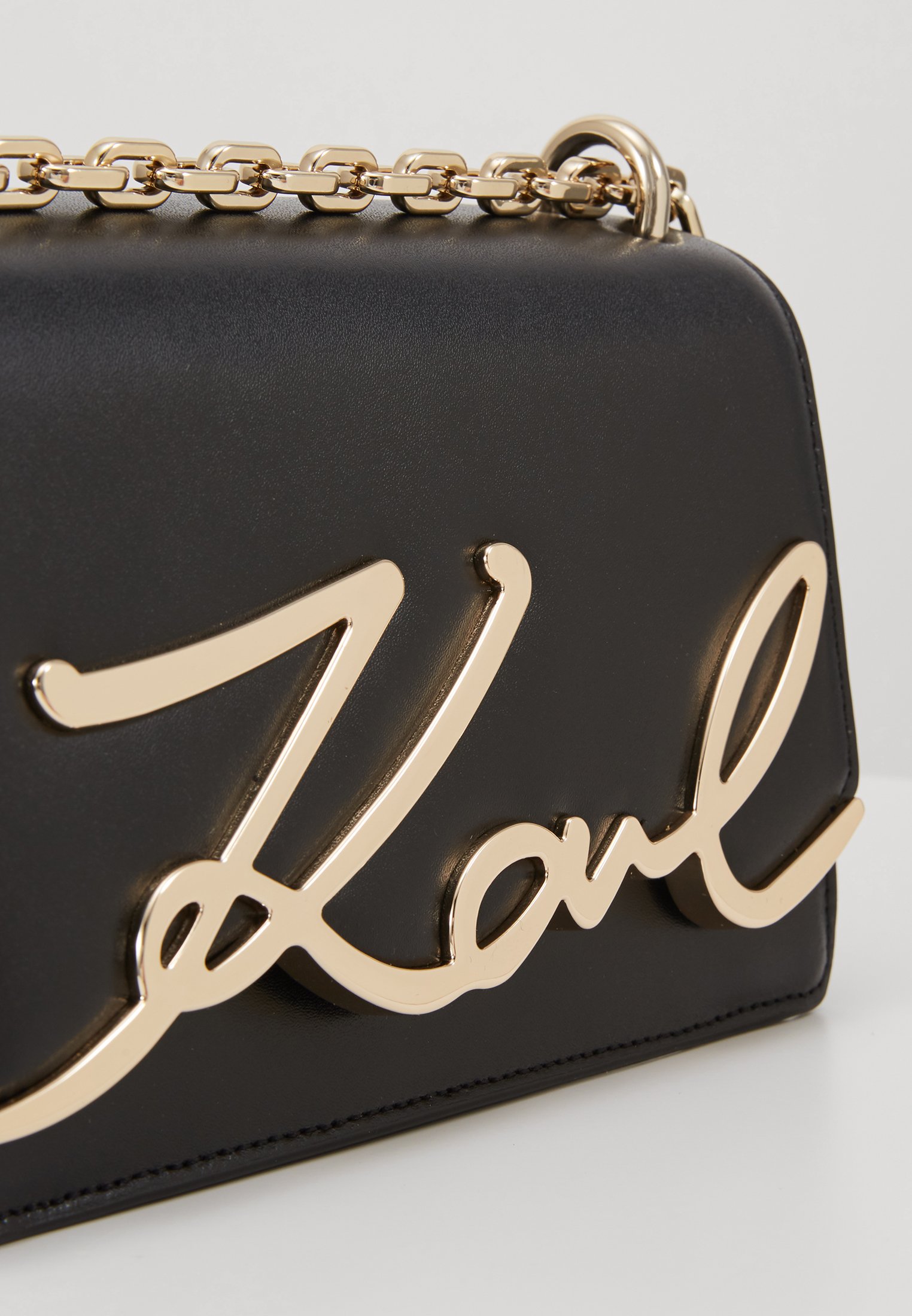 karl lagerfeld signature small shoulder bag
