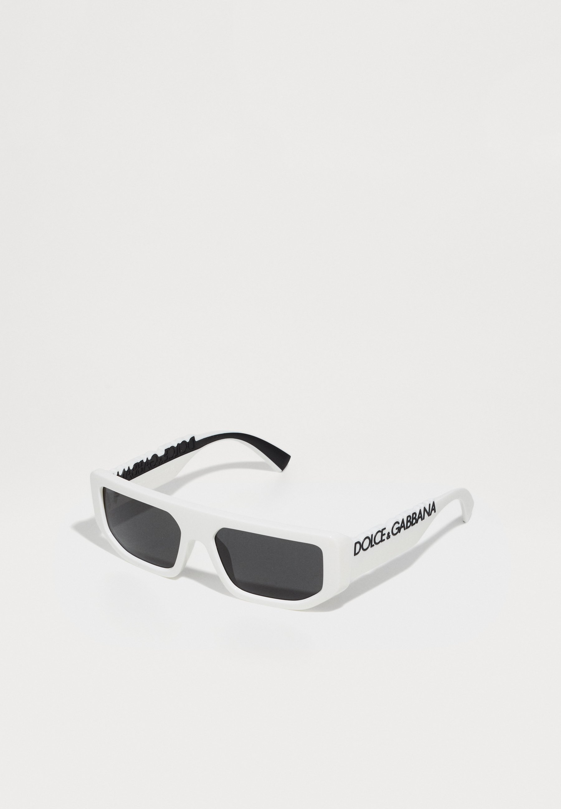 Dolce&Gabbana UNISEX - Sunglasses - white/dark grey/white