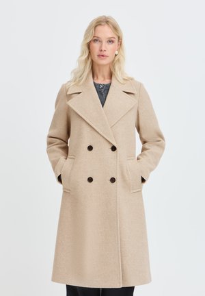 b.young, BYBANBARA PEA - Manteau classique - humus melange