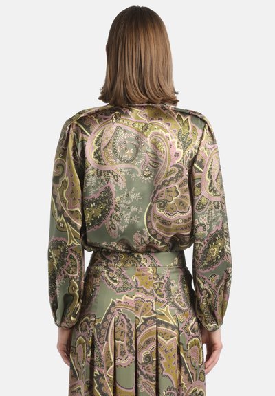 Luisa Spagnoli LATERINA - Camicetta - verde rosa