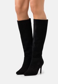 Bianco High Heel Stiefel - black