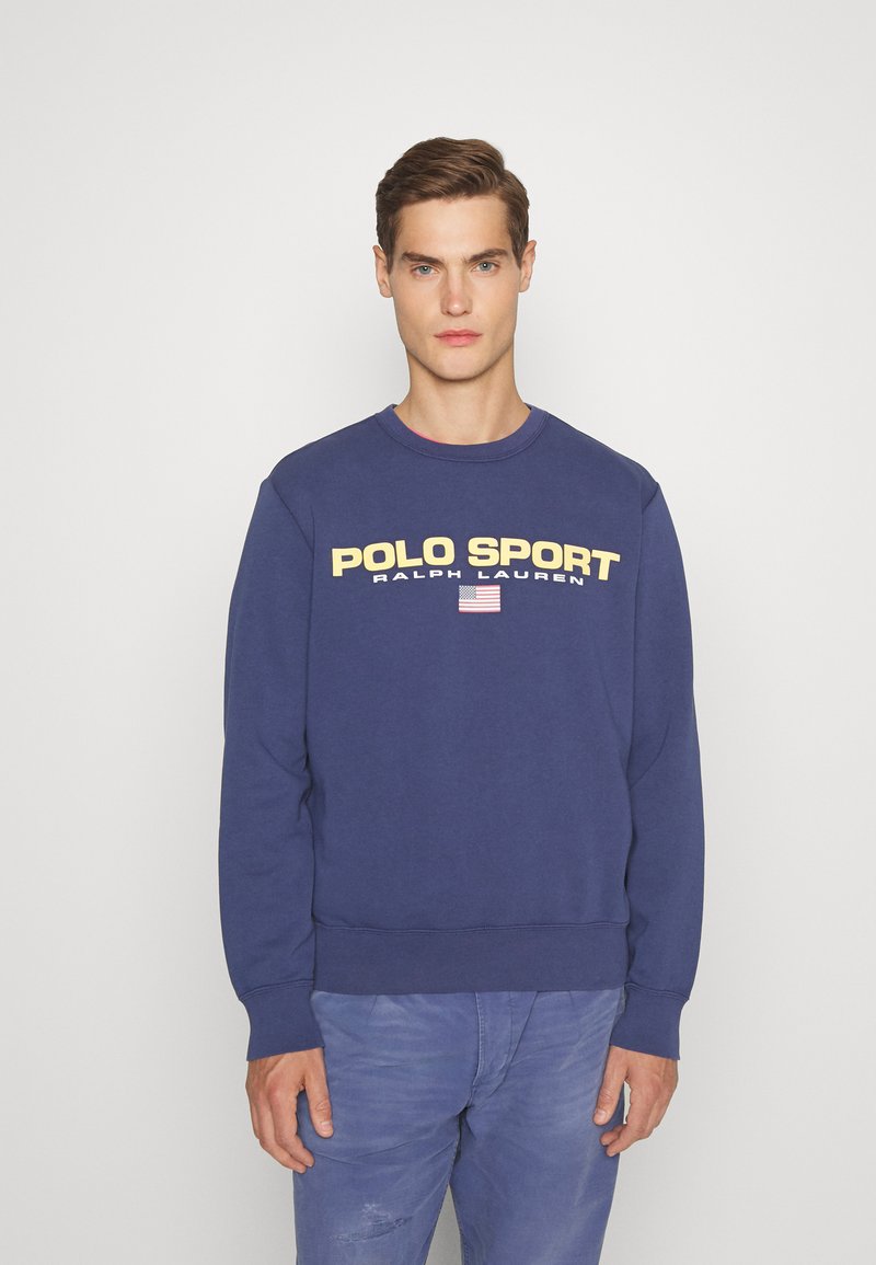 Polo Sport Ralph Lauren LONG SLEEVE Sweatshirt dark cobalt/blå