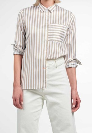 Overhemdblouse - beige