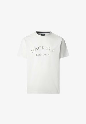 Hackett London T-Shirt print - off white