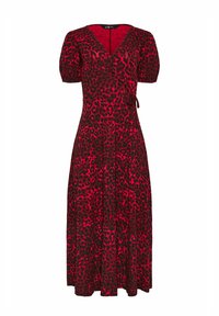 Long Tall Sally LEOPARD - Freizeitkleid - red