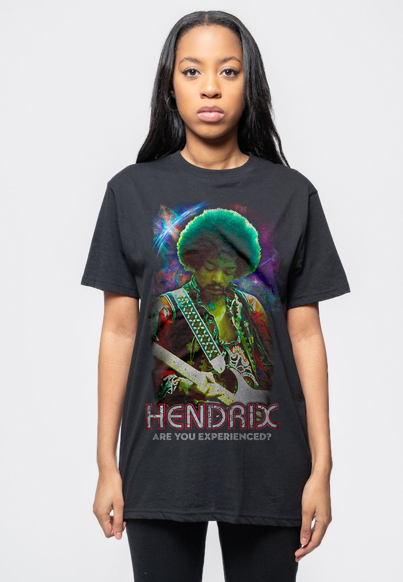 Paradiso Clothing JIMI HENDRIX COSMIC - Print T-shirt - black