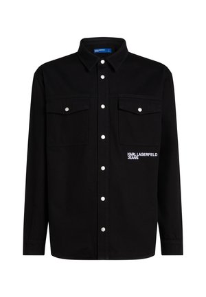 Karl Lagerfeld Jeans Teksajakk - black