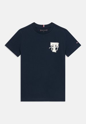 VARSITY GRAPHIC UNISEX - Camiseta estampada - dark night navy