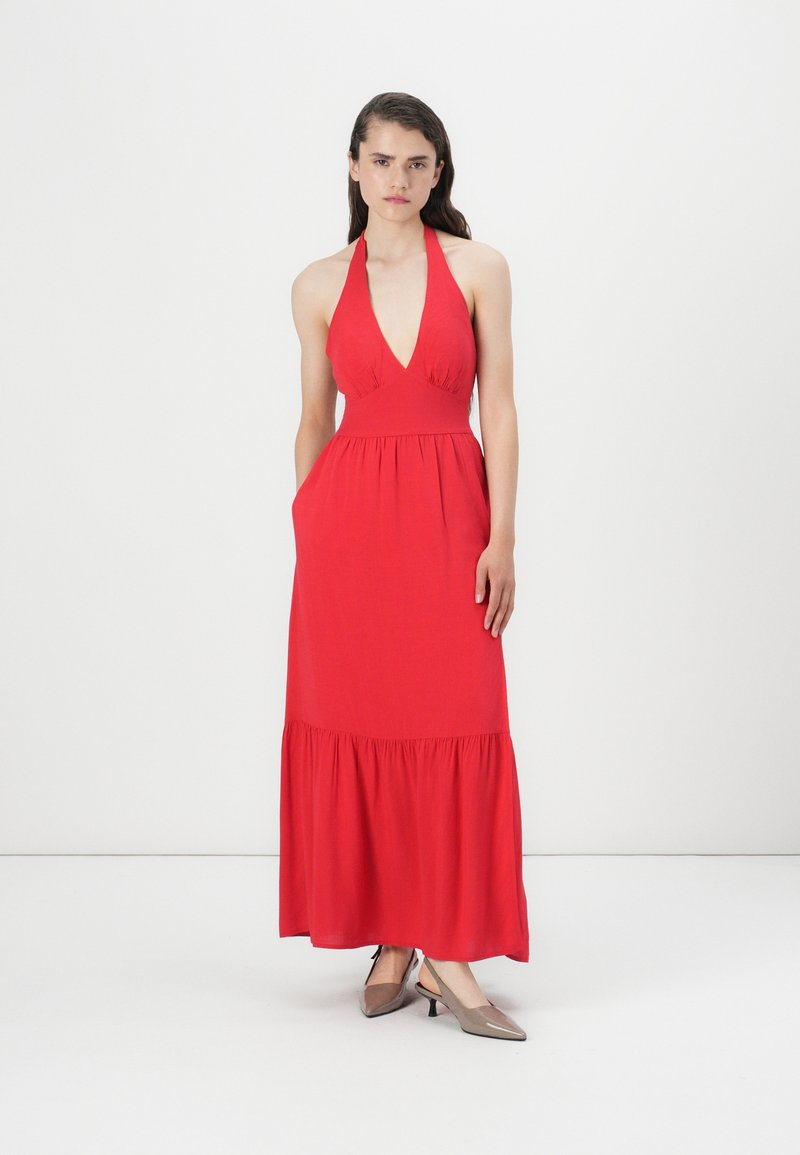 strapless jersey knit dress SIMKHAI Women's Emma Strapless Jersey Gown in Emerald, Size 4