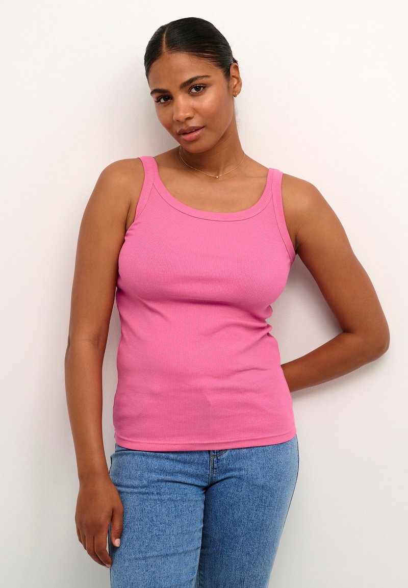 KAFFE KALULU Exotic Print Tank Top