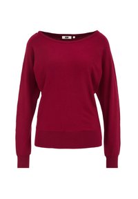 WE Fashion Stickad tröja - red