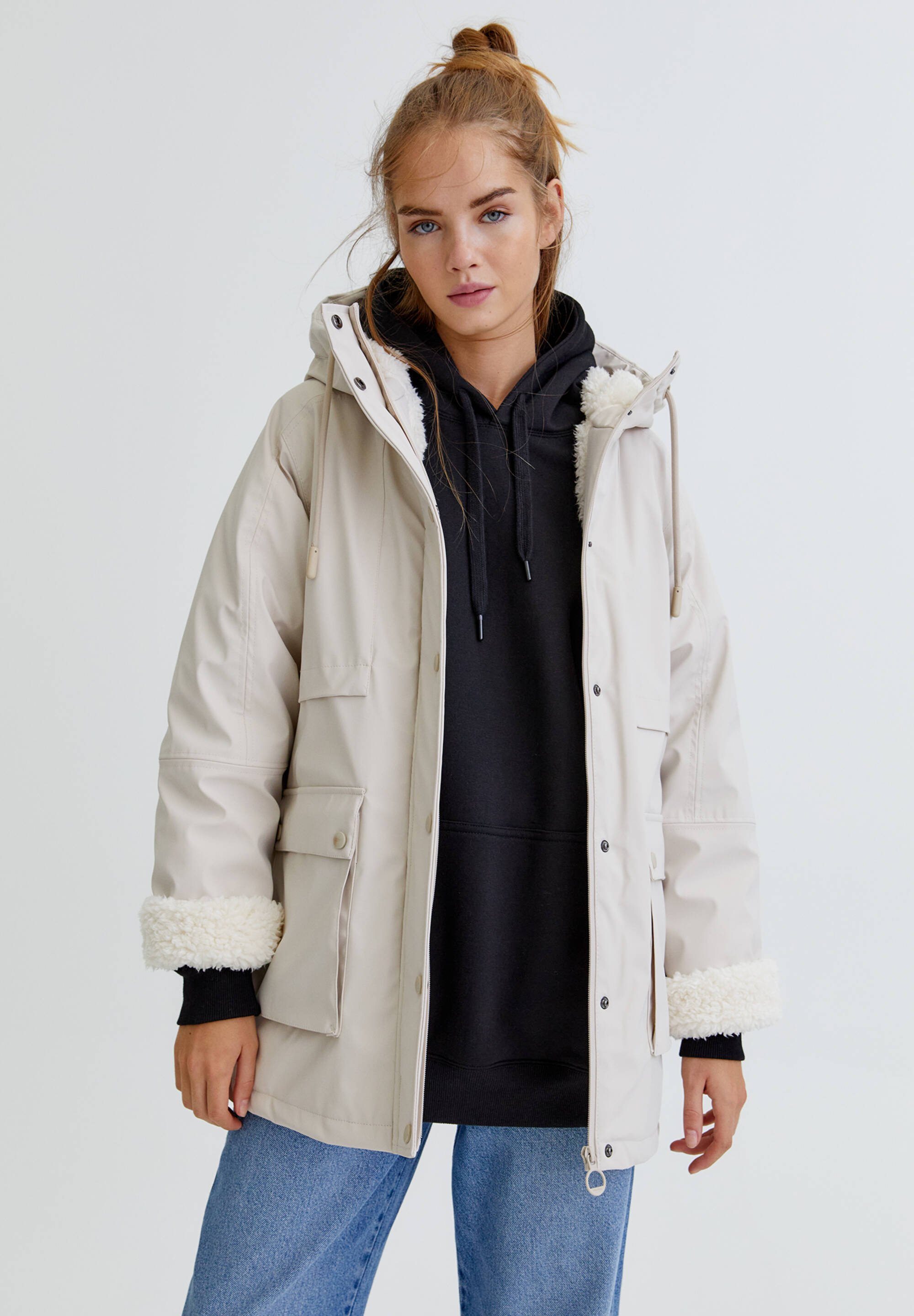 off white bear jacket