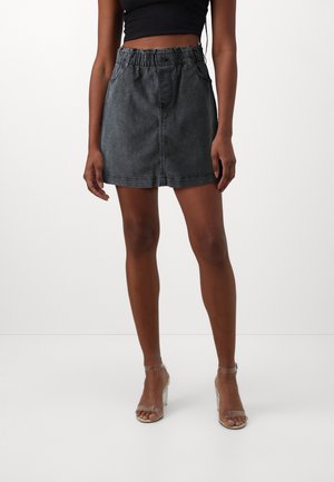 Áčková sukně - grey denim