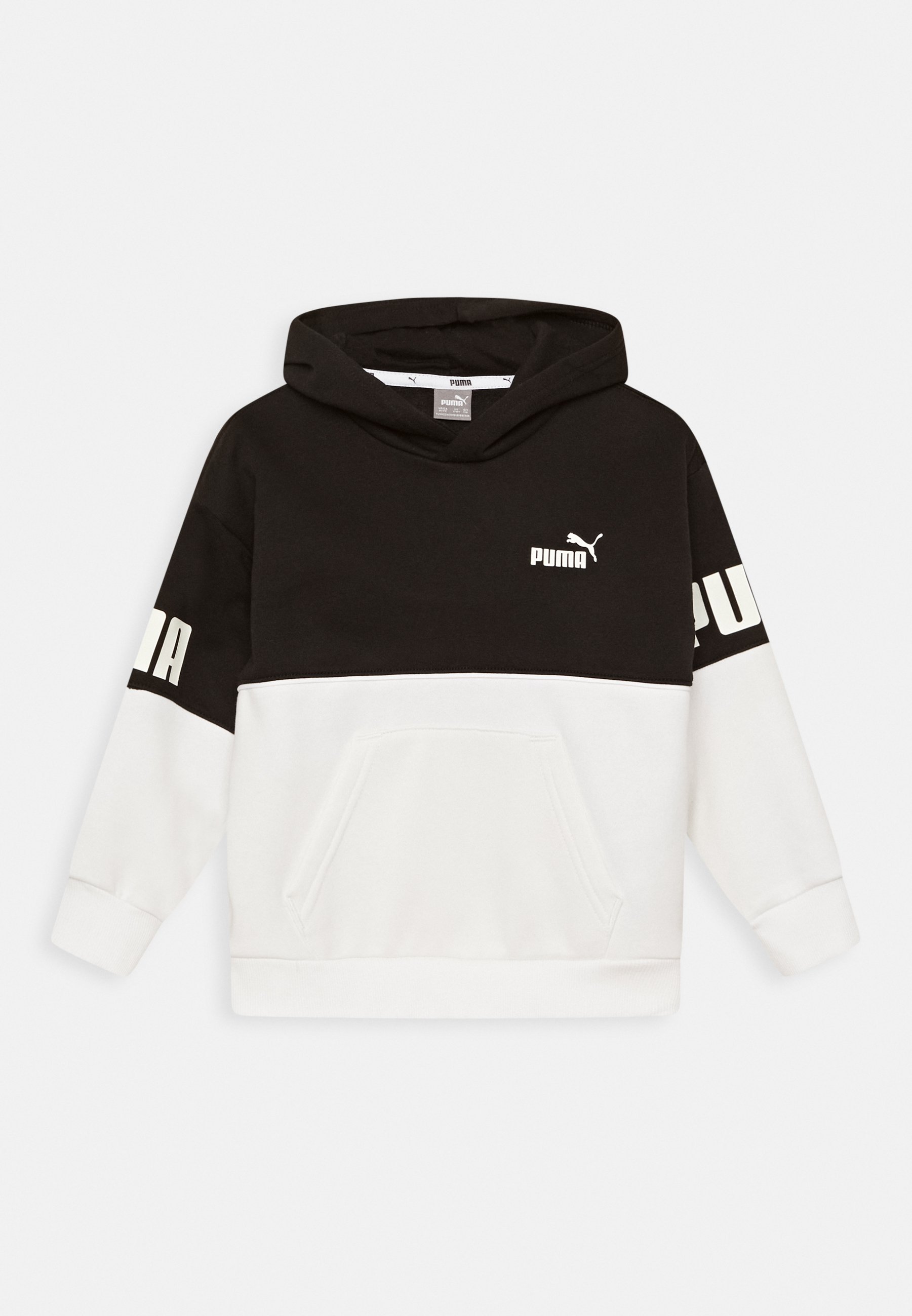 Puma black and white hoodie Clearance